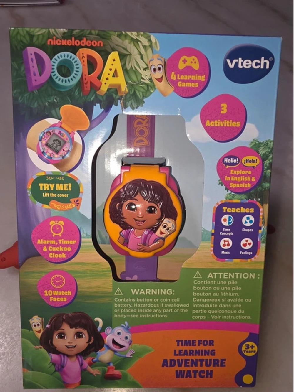 Brand new VTech Dora Time for Learning Adventure Watch